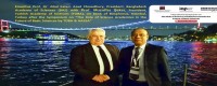 Emeritus Prof. Dr. Abul Kalam Azad Chowdhury, President, Bangladesh Academy of Sciences (BAS) with Prof. Muzaffer ?eker, President, Turkish Academy of Sciences (TUBA), on bank of Bosphorus, Istanbul, Turkey after the Symposium on “The Role of Science Academies in the Future of Basic Sciences by TÜBA & AASSA”